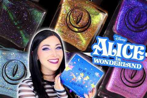 Mooncat x Alice In Wonderland New Nail Polish Collection Swatch &amp; Review! || KELLI MARISSA