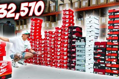 HE SPENT $32,000 AT OUR SNEAKER STORE!