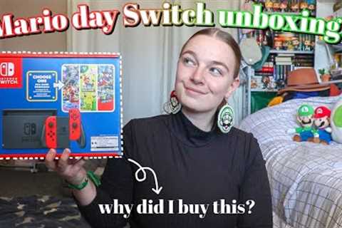 Why I bought THIS Switch in 2023 | Reasons + Nintendo Switch Unboxing!🍄