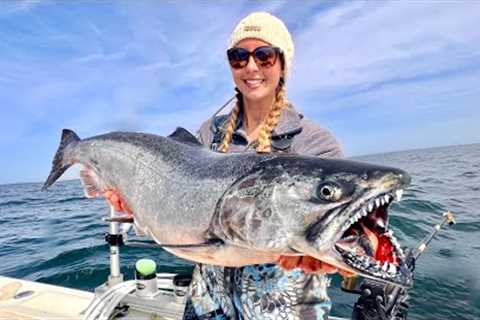 Lake Monsters in The GREAT LAKES! The Best Fish you'll Ever Eat! Catch, Clean and Cook