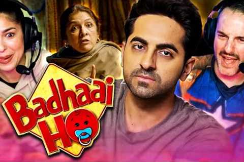 BADHAAI HO Official Trailer Reaction w/ Steph &amp; Andrew! | Ayushmann Khurrana | Sanya Malhotra