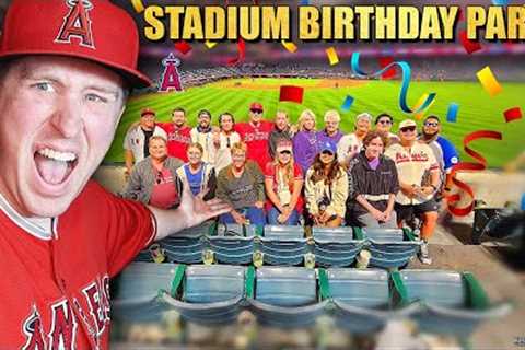 MY BIG BIRTHDAY PARTY AT THE ANGELS vs DODGERS GAME! | Kleschka Vlogs