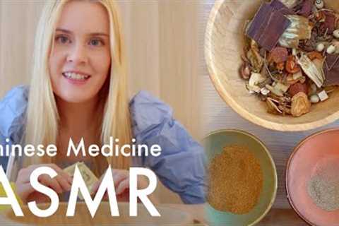 ASMR All the Chinese medicine herbs and powders I've been given at consultations!