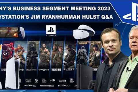 PlayStation's CEO Jim Ryan Full Q&amp;A  | Sony Business Meeting 2023