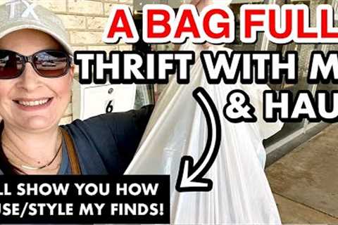 THE BEST LUCK THRIFTING &amp; I’M NOT AT GOODWILL * THRIFT WITH ME &amp; HAUL * HOW TO STYLE..