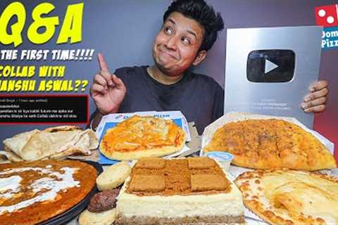 FINALLY QNA!!! Biscoff Cheese Cake, Dominos Cheese Pizza, Garlic Bread, Daal Makhani &amp;..