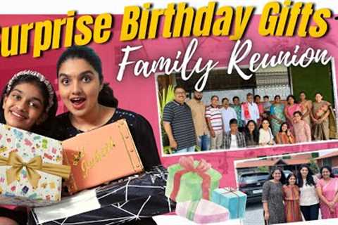 My Birthday Gifts Unboxing with Dolly&amp;Julie #vlog|Family Reunion Day|Lunch Party with..