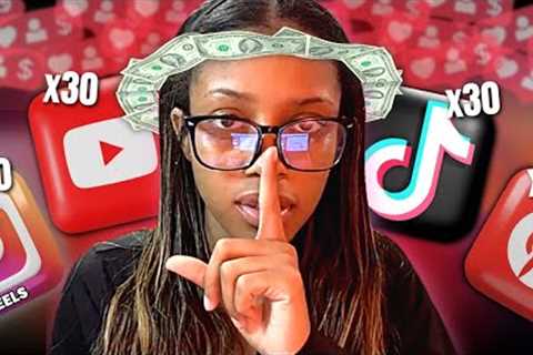BULK Create 30 VIDEOS in 1 HOUR Using AI To Make Money With Social Media Pages (FULL TUTORIAL)
