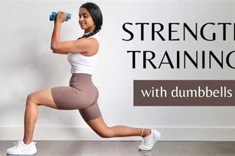25 min Strength Training | Full Body Dumbbell Workout | PCOS friendly