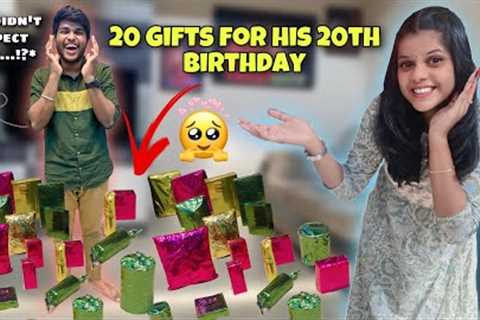 20 Gifts for his 20th Birthday!! *Mystery Treasure Hunt Gift Challenge*🎁 | Jenni's Hacks