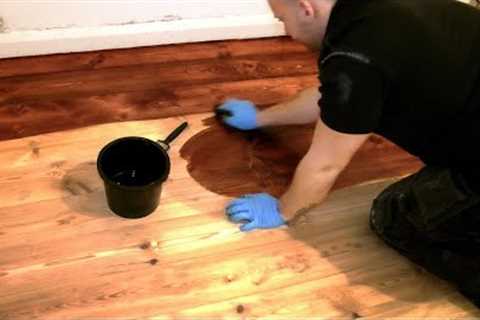 How to Stain a Wooden Floor (pro method for DIY)