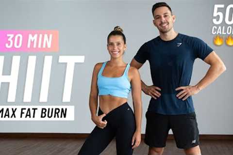 30 MIN FULL BODY CARDIO HIIT Workout ( No Equipment, Maximum Intensity)