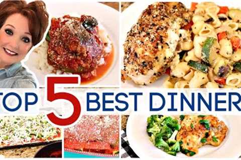 TOP 5 DINNER RECIPES  BUDGET FRIENDLY FAMILY DINNERS!