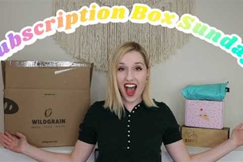 Subscription Box Sunday | Vol. 3 June 2023 | Eyescream, Entry Envy, Slay Glam Box &amp; Wildgrain