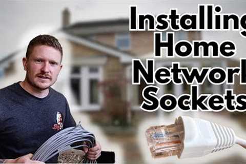 How i Installed Network Sockets in an Old House | No More Wifi