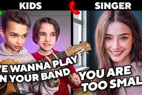 VIRTUOSO-KIDS at AN INTERVIEW for A MUSIC BAND