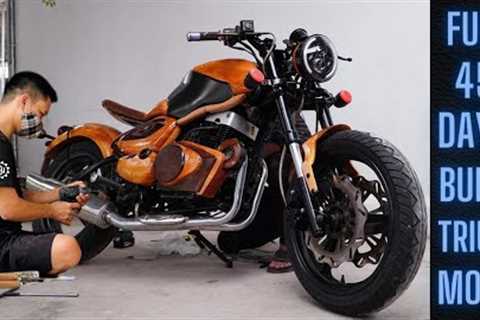 Dad Builds Triumph Motorcycles From Broken Old Kawasaki For His Son