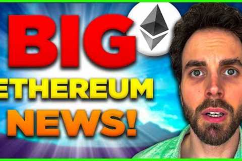 Ethereum News: Something BIG Is Happening with Crypto...