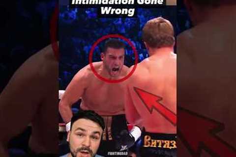 Taunting Gone Wrong 😳 #boxing