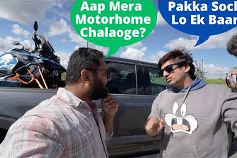 ​@MumbikerNikhil Driving A Motorhome First Time!