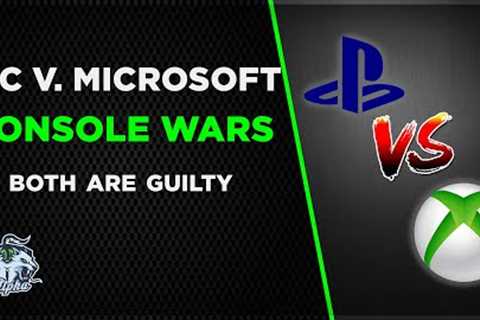 I will now talk about the FTC vs Microsoft legal dispute and The Console Wars for 13 minutes