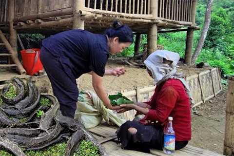Catch a lot of big fish, help beggars have a meal - Daily life on the farm - Quan Thị Chung