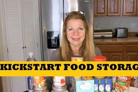Kickstart Food Storage Stockpile...Start Prepping Emergency Food Stockpile
