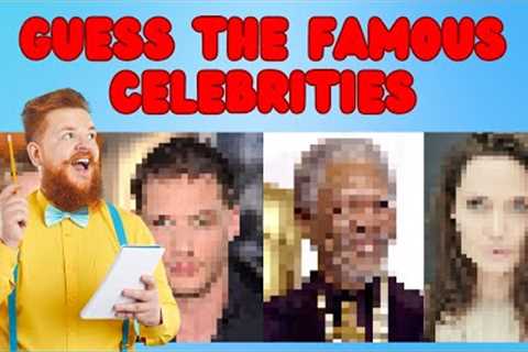 Can You Ace This Guess the Famous Celebrities Quiz? | 20 Celebrities can you Identify them