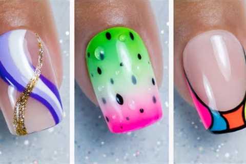 Easy Summer Nail Art Ideas Tutorial 2023 | New Compilation For Short Nails