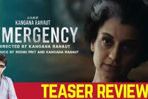 Emergency movie teaser review | KRK | #krkreview #latestreviews #kanganaranaut #emergency #bollywood