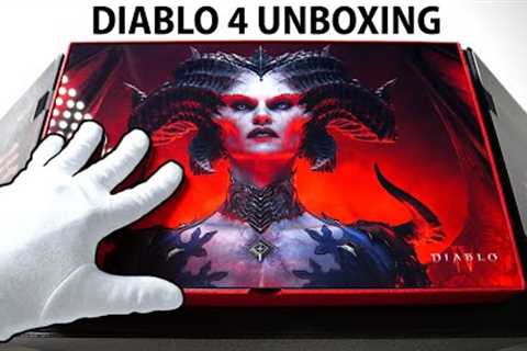 Ultimate DIABLO 4 Unboxing (Press kit, Collector's Edition, Console Bundle)
