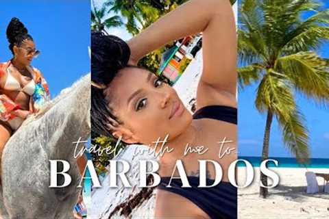 TRAVEL VLOG: Barbados Trip with Babe &amp; Fam + Swimming w/ Horses + New York Turn &amp; Burn
