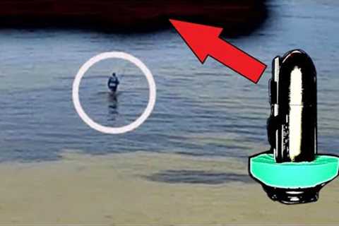 I Walked and Tossed My Fishing Camera In A Deep Beach Hole!