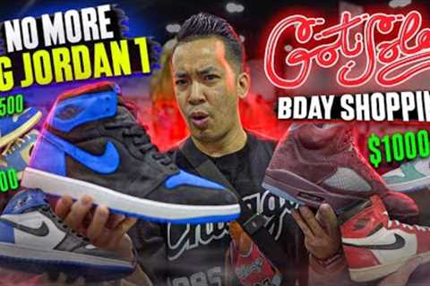 NO MORE OG AIR JORDAN 1 !!! | BDAY SNEAKER SHOPPING AT GOTSOLE ATLANTA