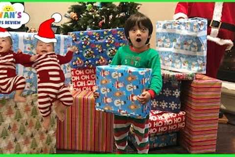 Christmas Morning 2016 Opening Presents with Ryan ToysReview