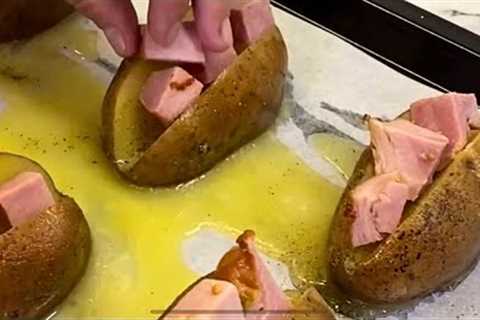 If you have some potatoes and meat - make this dinner! Simple and fast!