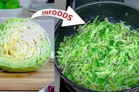 Cabbage Recipe | How to Cook Cabbage | Sautéed Cabbage Recipe; a Simple Tutorial | Infoods