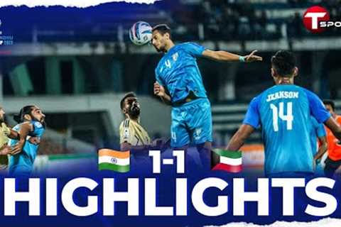 Highlights | India vs Kuwait | SAFF Championship 2023 | Football | T Sports | T Sports