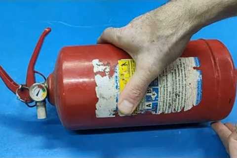 SECRET function of the old fire extinguisher! Why didn't I know this before