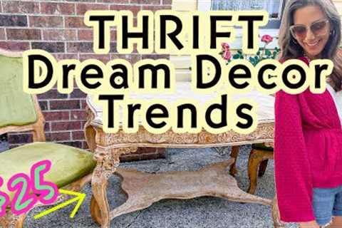 Home Decor Trends on a Budget | Thrift With Me | Shopping Goodwill and an Estate Sale #decor