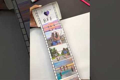 DIY Photo Camera Gift Idea 🥰🎞 #shorts #art #diy #craft #tutorial #creative #artist #crafts #bff