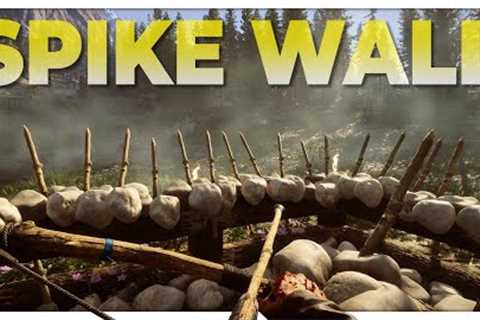 How To Build the ULTIMATE Spike Wall - Sons of the Forest Base Building