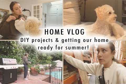 Home Vlog: DIY projects and getting our home ready for Summer! | XO, MaCenna Vlogs