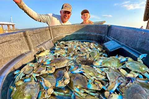THE MOST AMAZING CRABBING I'VE EVER DONE! {Catch Clean Cook} Florida vs Georgia Crabs