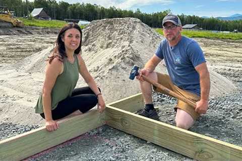 The NEXT BIG STEP! Forming Up for Our CONCRETE | OFF GRID Workshop Build
