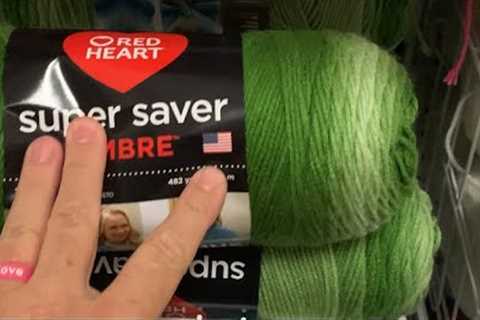 Yarn Shopping at JoAnn