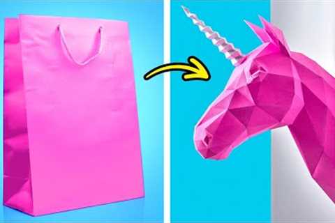 Creative Paper and Cardboard Crafts Ideas