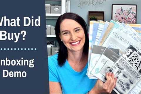 Unboxing Scrapbooking Products | What Did I Buy? CTMH Jul-Aug 2023 Catalog