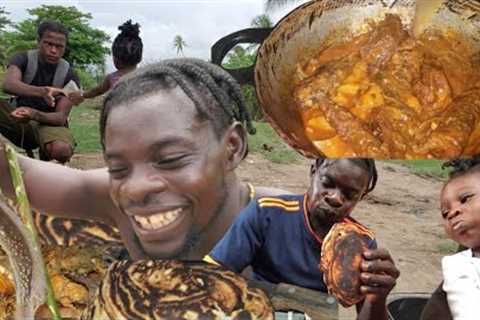 Catch and Cook Patwa Fish and Sunfish and Make Bake And eat (Beze Hunting)