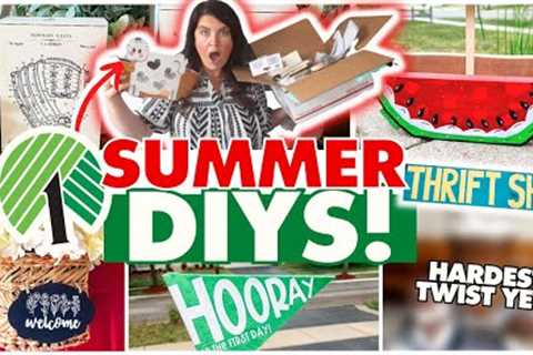 Summer Dollar Store Decor DIYS you'll want to make IMMEDIATELY! 📦  Mystery Box Challenge